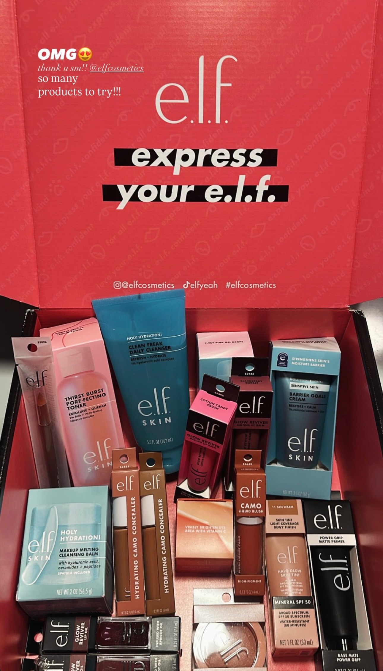 Maryam Bellakbira in collaboration with e.l.f. Cosmetics beauty campaign