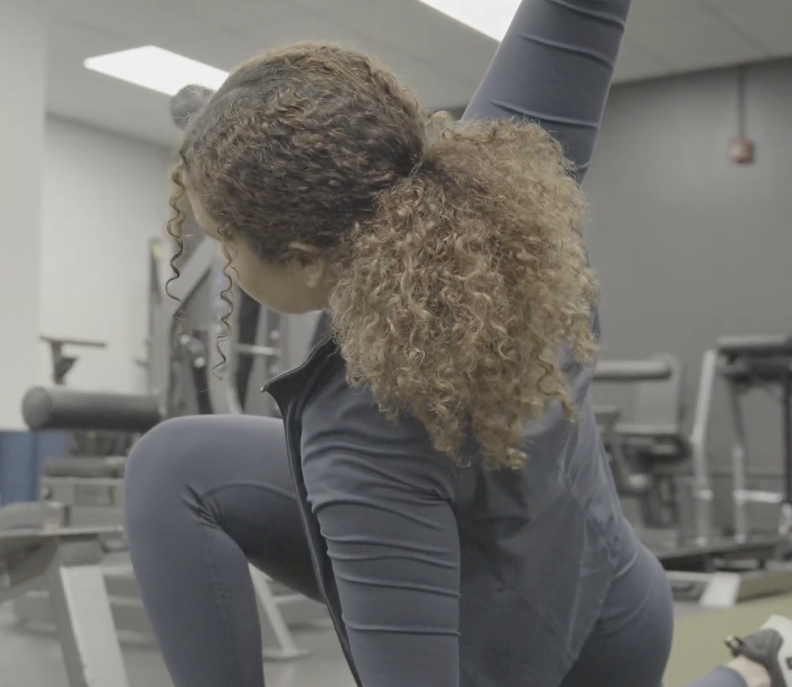 Gym and workout photo representing health and wellness